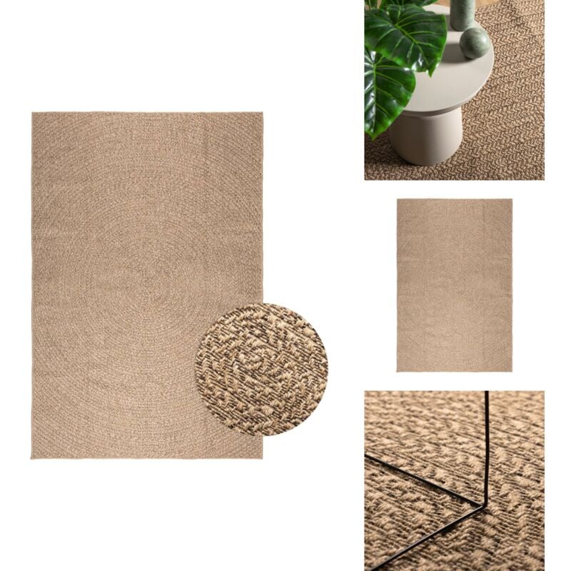 Vidaxl - Tapis zizur 200x290 cm aspect de jute intérieur et extérieur - Tapis Exterieur - Tapis Interieur - Tapis Jute - Tapis Design - Tapis