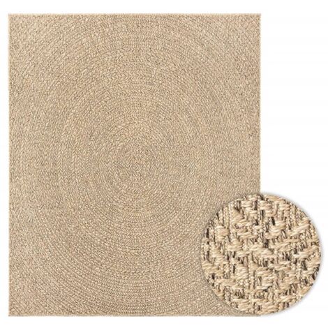 Tapis ZIZUR 240x340 cm aspect de jute intérieur et extérieur