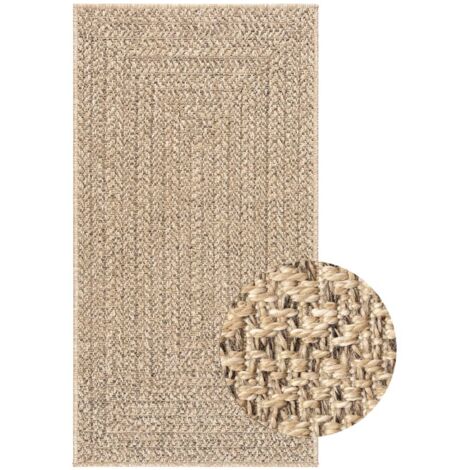 Tapis ZIZUR 60x110 aspect de jute intérieur et extérieur