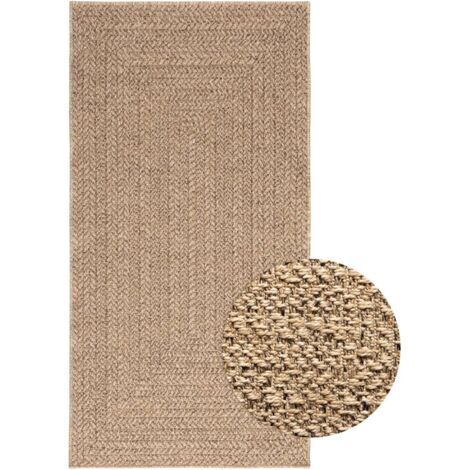 Tapis ZIZUR 80x150 cm aspect de jute intérieur et extérieur CFW12858