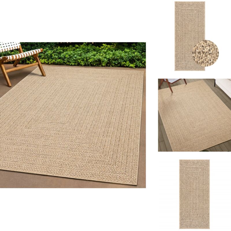 Vidaxl - Tapis zizur 80x200 cm aspect de jute intérieur et extérieur - Tapis Exterieurs - Tapis Interieur - Tapis Jute - Tapis Rectangle - Tapis
