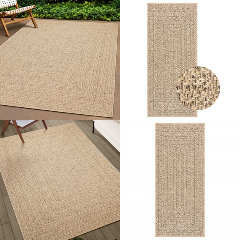 Vidaxl - Tapis zizur 80x200 cm aspect de jute intérieur et extérieur - Tapis Exterieurs - Tapis Interieur - Tapis Jute - Tapis Rectangle - Tapis