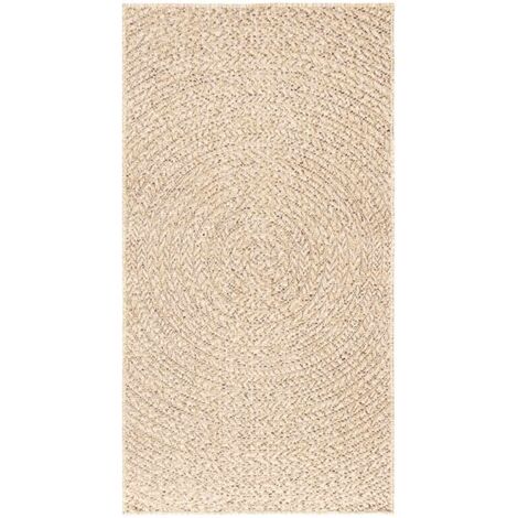 Tapis ZIZUR beige 80x150 cm aspect de jute intérieur extérieur