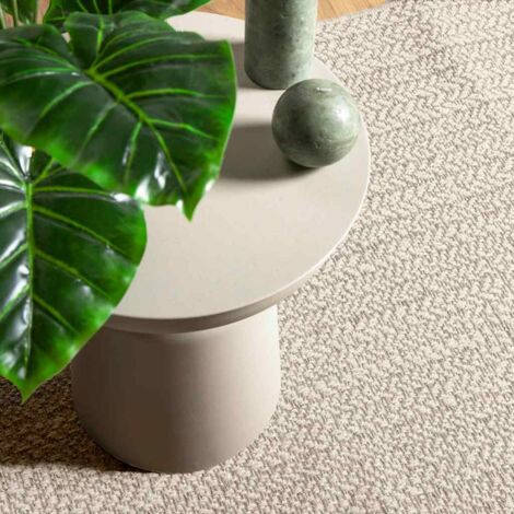 Tapis ZIZUR crème 80x250 cm aspect de jute intérieur extérieur CFW22953