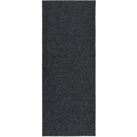 Tapis，Paillasson, Tapis de Salon，Cuisine，Chambre 100x250 cm Anthracite DVNEI435020