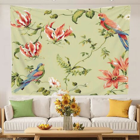 Tapisserie amusante au design attrayant, nappe tendance pour la décoration de chambre 150x130cm