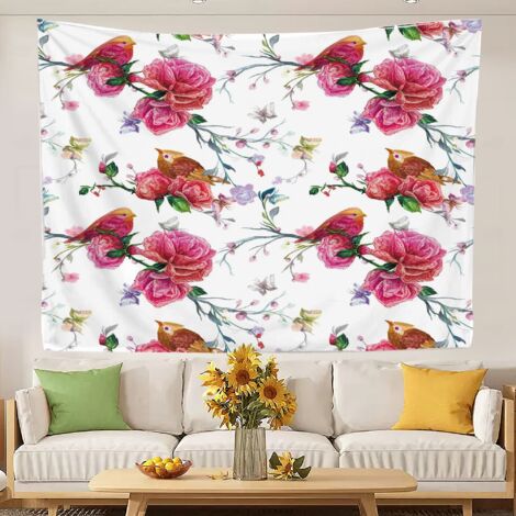 Tapisserie amusante et luxueuse pour chambre à coucher, nappes esthétiques pour chambre 150x130cm