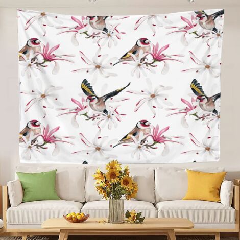 Tapisserie amusante et vintage pour nappe de chambre d'enfant 150x130cm