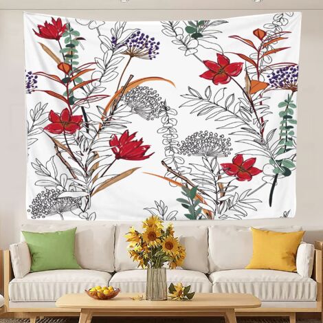 Tapisserie de luxe tendance pour la décoration murale de la chambre à coucher 180x150cm