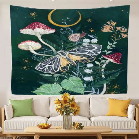 Tapisserie design tendance, couverture de plage, nappe pour chambre de femme ou adolescente 100x75cm