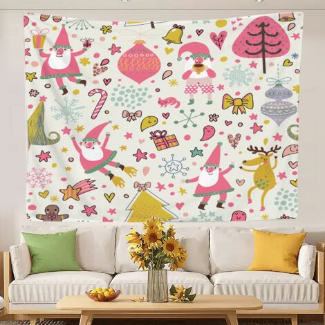tapisserie imprimée pour fond de chambre, rideau de séparation de porte ou de salon 100x75cm