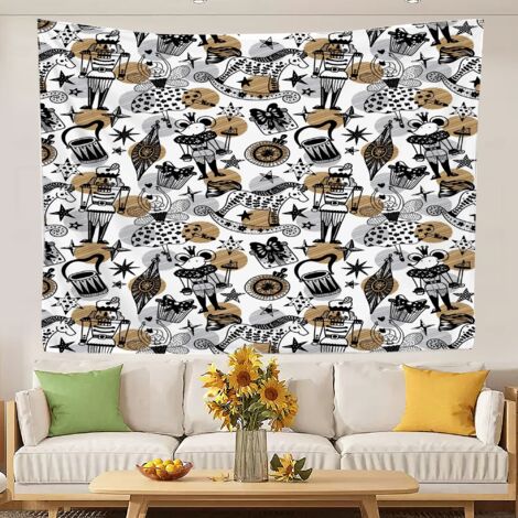 tapisserie imprimée pour la décoration de chambre 100x75cm