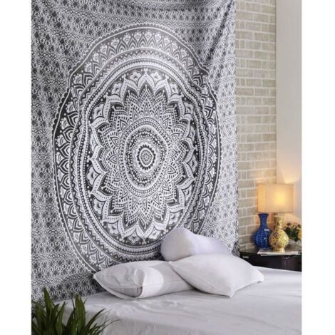 Tapisserie - Indian - Mandala - Coton - 150x205cm - Ethnique