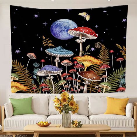 Tapisserie mignonne pour chambre à coucher, couverture de plage colorée, nappes, couvre-lits et rideaux de plage 100x75cm