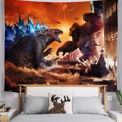 Tapisserie monstres affiche thème anniversaire fournitures tapisserie pour garçons cadeaux décoration murale tentures en tissu 130150 CM