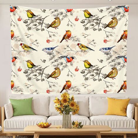 Tapisserie murale amusante et colorée pour chambre à coucher, nappes esthétiques pour la décoration de la chambre 180x150cm