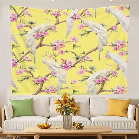 Tapisserie murale bohème tendance pour chambre à coucher, tissu de fond pour la décoration murale 180x150cm