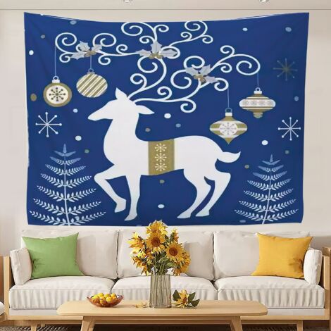 Tapisserie murale humoristique de style bohème pour la décoration de chambre 180x150cm