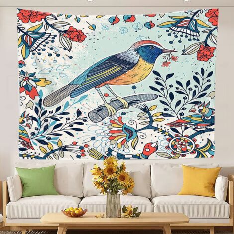 Tapisserie murale humoristique, tapisserie de luxe pour chambre à coucher, séchage rapide, idéale pour les chambres d'étudiants. 180x150cm