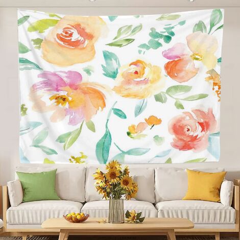 Tapisserie murale imprimée, décor mural pour couvre-lit de plage, rideau 180x150cm