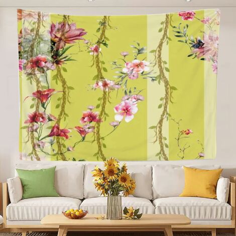 Tapisserie murale unique pour chambre à coucher, séchage rapide, idéale pour la décoration de fêtes. 180x150cm