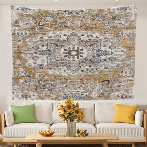 Tapisserie rétro amusante pour nappes de chambre ou décoration murale 180x150cm