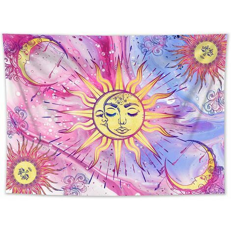Tapisserie Rose Tapisserie en Marbre Décoration Murale Tie Dye Tapisserie Décor de Chambre