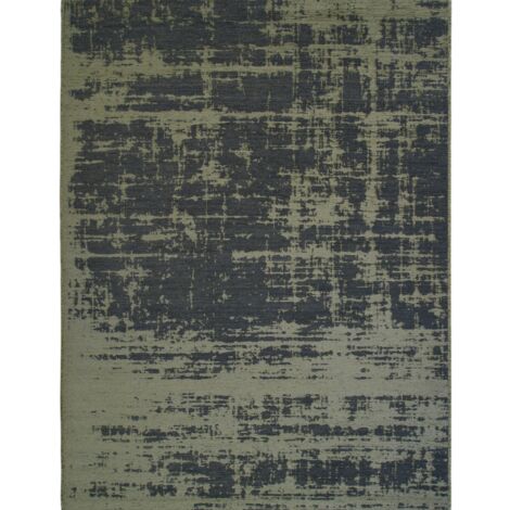 TAPISSERIE - Tapis abstrait moderne vert kaki 123x180