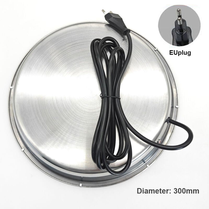 Chauffe-eau pour volaille 65 W, abreuvoir chauffant pour volaille 12/15 po pour fontaine à volaille en métal et plastique,base chauffante avec