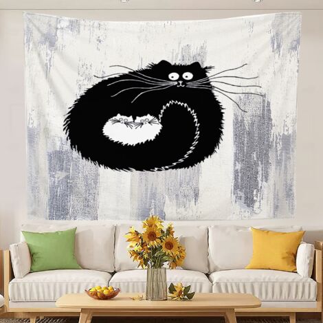 Tapisseries amusantes et colorées pour la chambre à coucher, nappes pour le salon et la chambre à coucher 100x75cm