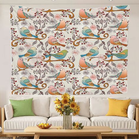 Tapisseries murales imprimées pour chambre à coucher, tissu de fond pour couvre-lit de plage, rideau 180x150cm