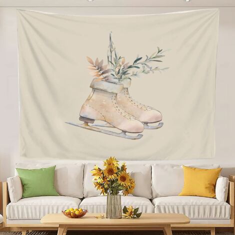 Tapisseries rétro à séchage rapide pour chambre de femme ou d'adolescente 100x75cm
