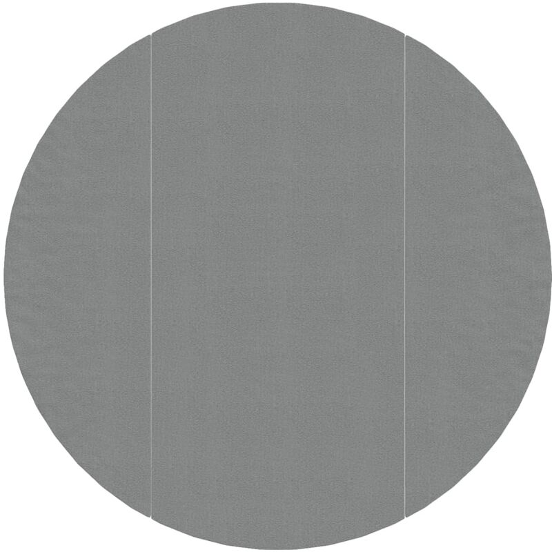 Tapiz De Suelo Piscina Geotextil De Poliéster Gris Claro Ø366Cm Vidaxl