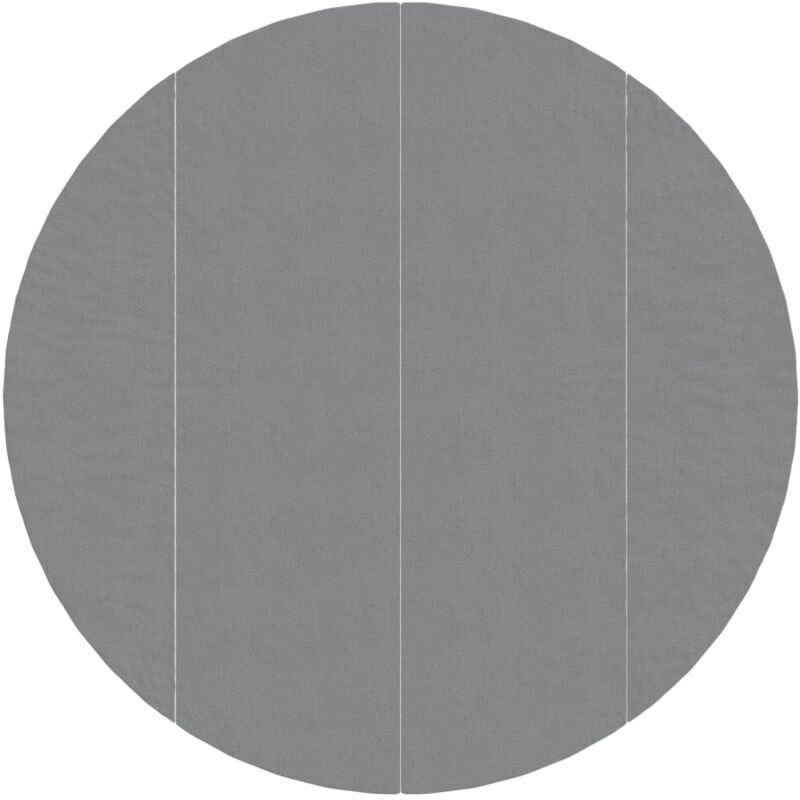 Tapiz De Suelo Piscina Geotextil De Poliéster Gris Claro Ø458Cm Vidaxl