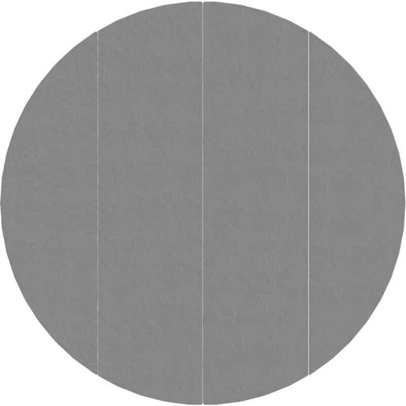 Vidaxl - Tapiz De Suelo Piscina Geotextil De Poliéster Gris Claro Ø500Cm