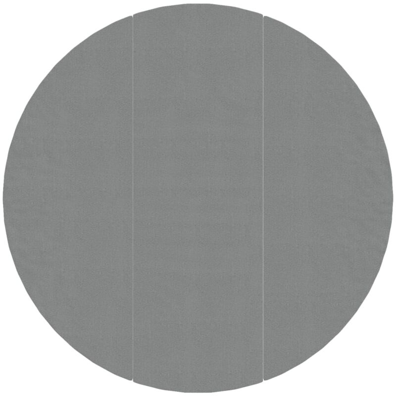 Tapiz De Suelo Piscina Geotextil De Poliéster Gris Claro Ø396Cm Vidaxl