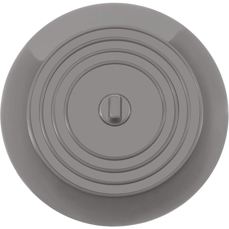 

Tapón de silicona para bañera, tapón para fregadero, diámetro 15cm, adecuado para cocina, baño y lavadero, tapón de drenaje general, gris