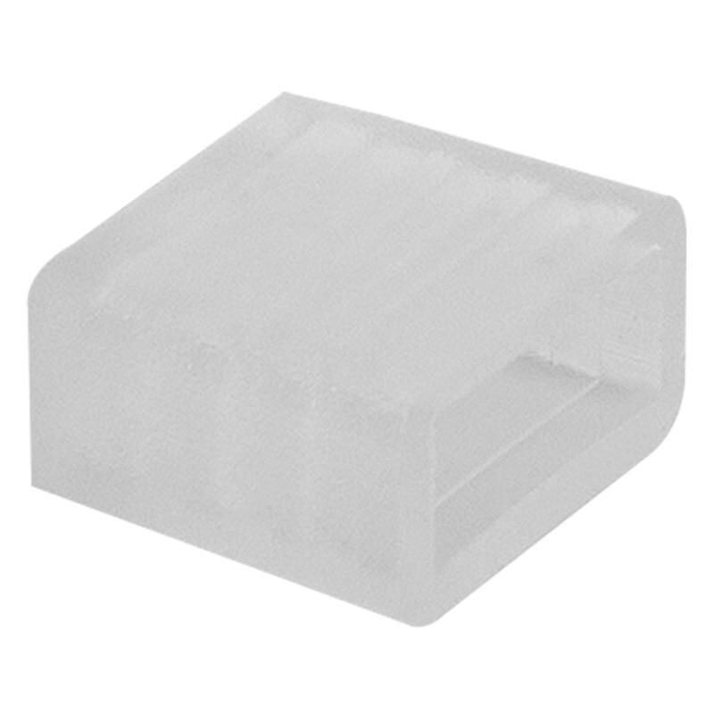 

Efectoled - Tapón Final para Tira LED 220V AC 100 LED/m IP67 a Medida Corte cada 10 cm Transparente - Transparente