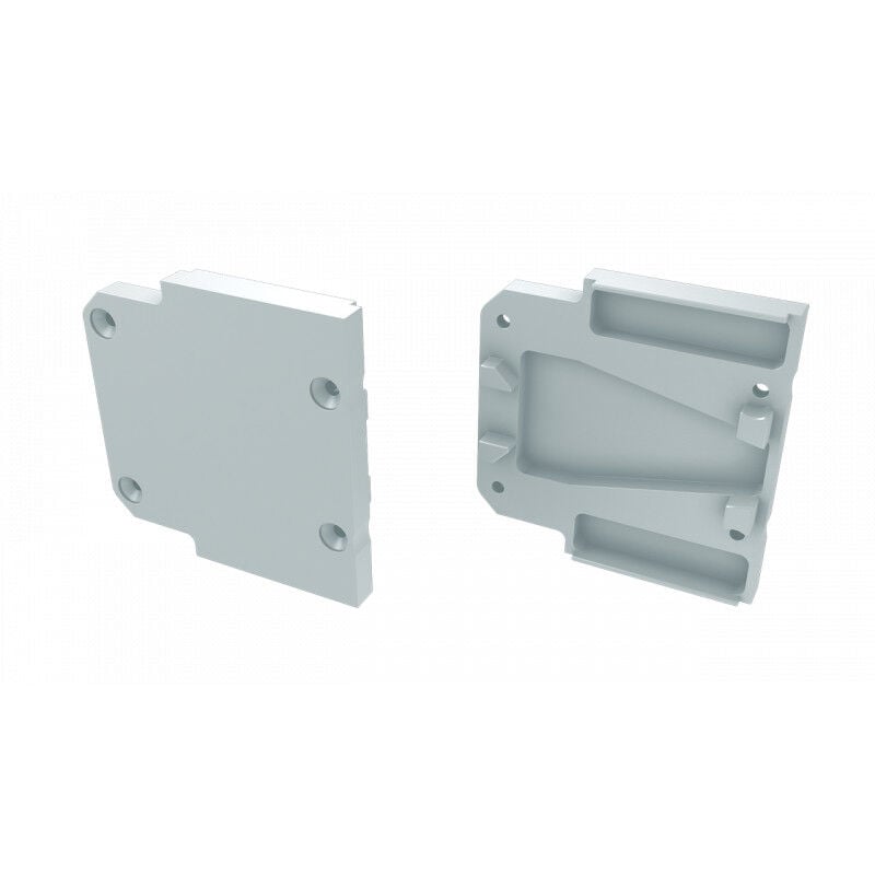 

Tapón Final Perfíl Tipo DOPIO | Aluminio - Plata (LL-12-0201-11)