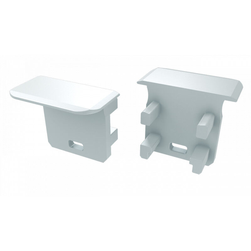 

Tapón Final Perfíl Tipo G | Aluminio - Plata - Con Agujero (LL-12-0071-00)