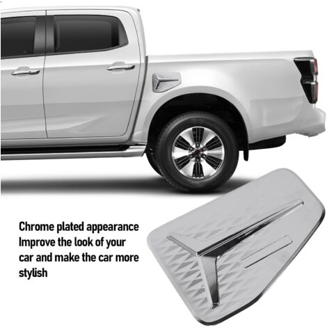 Tapón adhesivo cromado para depósito de combustible de Isuzu D-Max (2021-2024) - ABS brillante