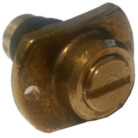 Tapon analisis toma combustion laton 15mm coaxial