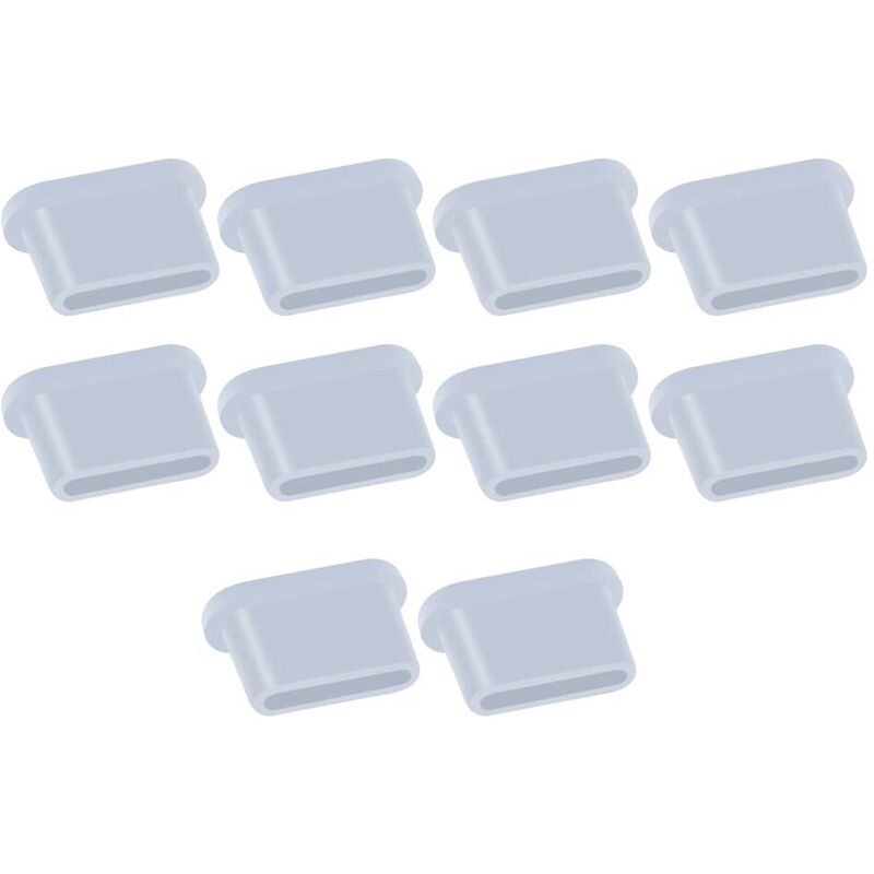 

Tapon anti-polvo para puerto USB Tipo C (10ud/bolsa) Blanco