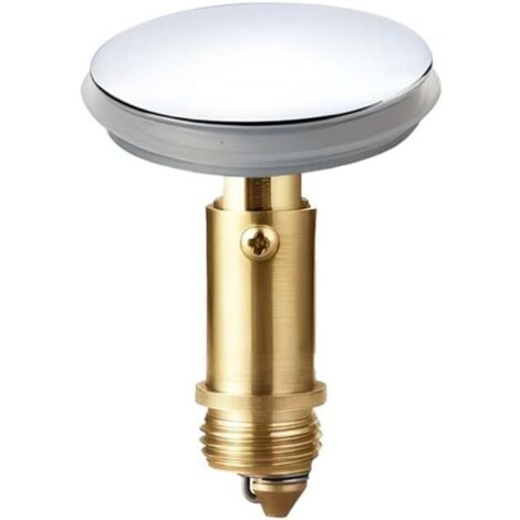 Tapón automático para fregadero y bañera – 38 mm, latón macizo, estanco y fácil de instalar.