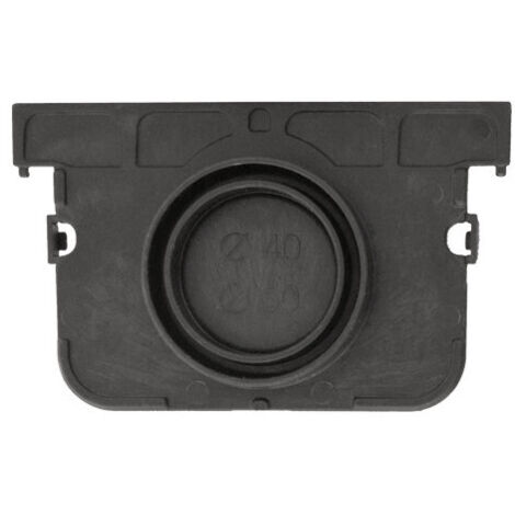 Tapón canaleta Compact H5 en PP anti-UV para drenaje exterior – TP10-02