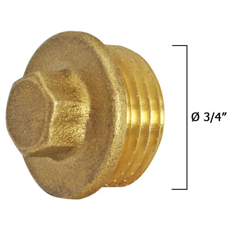 

Tapon ciego macho laton 3/4'
