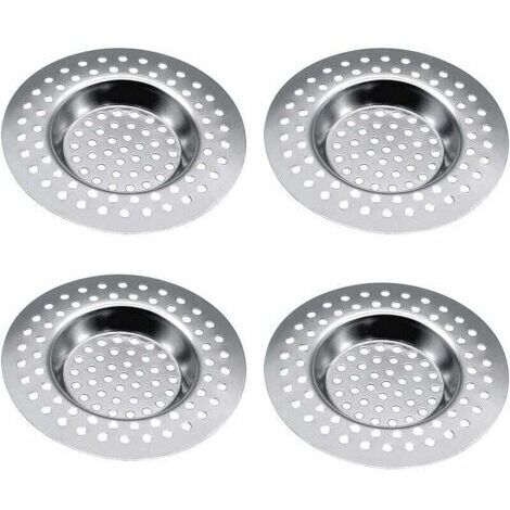 Tapón colador para fregadero, 4 piezas, acero inoxidable, para fregadero de cocina, bañera, lavabo de baño.