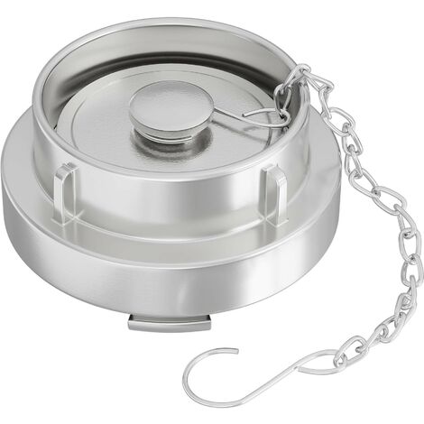 Tapón con cadena acoplamiento Storz aluminio C 52 mm acoplamiento ciego 2 pulgadas 8 - 10 bar racor