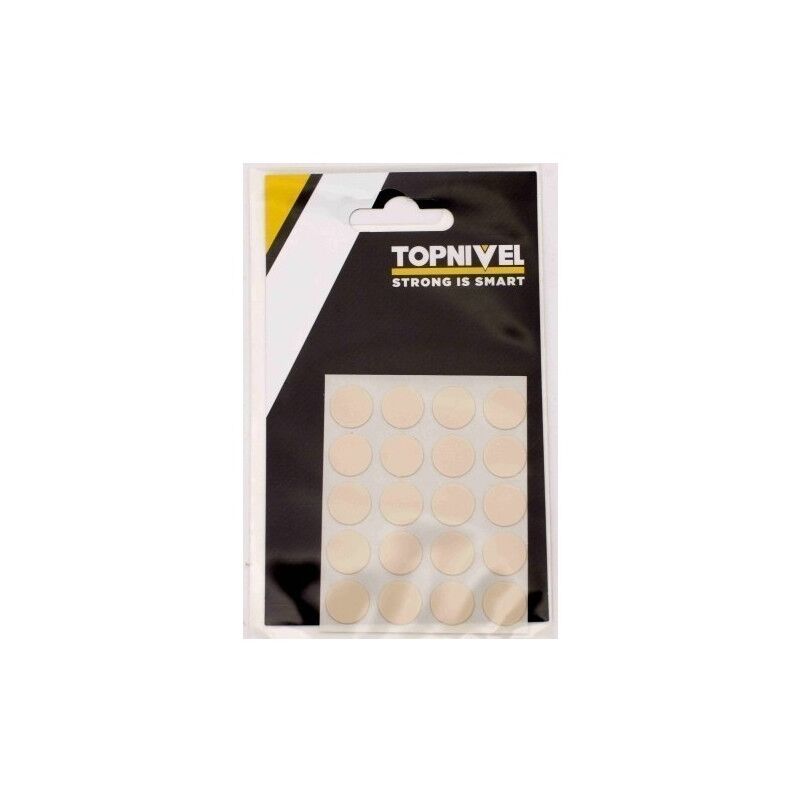 

Tapon Cubretornillo Adhesivo 13Mm Crem 20 Pz - Nivel