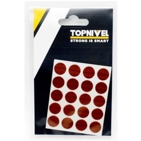 Tapon Cubretornillo Adhesivo 13Mm Sapel Nivel 20 Pz